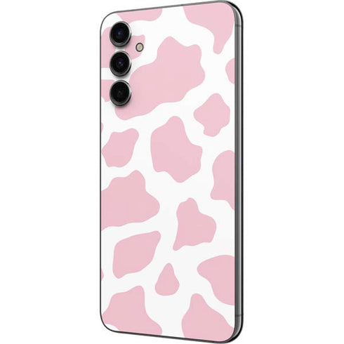 Pink Cow Print Galaxy A14 5G Skin